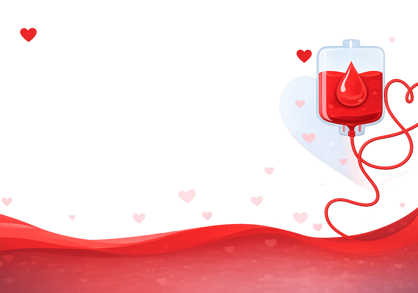 Blood pouch used for donation awareness